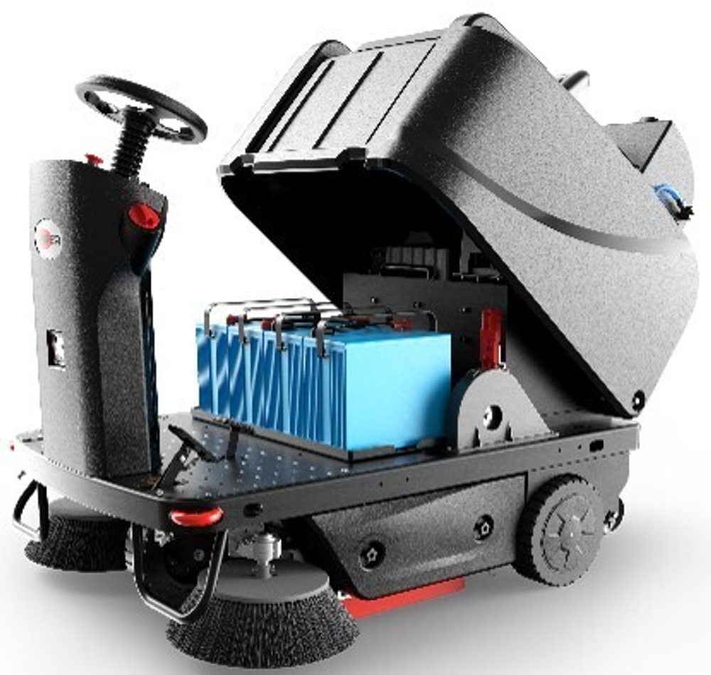 Машина подметальная Viper ROS1300 CN RIDE ON SWEEPER (Li 160) 50000748-Li-ion160