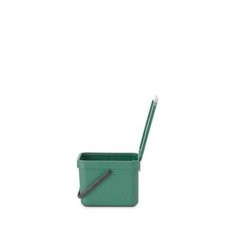 Ведро для мусора Sort&Go 6л Brabantia Темно-зеленое