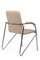 Стул Самба с мягкими подлокотниками SMB-01H Хром гальв. Бежевый