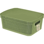 Корзина для хранения Keeplex Green Republic с крышкой 5л 28,1,5х13,9см полынь