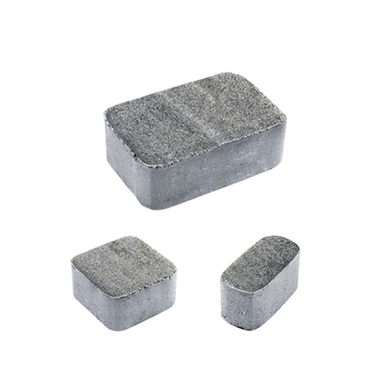 Тротуарная плитка КЛАССИКО - Искусственный камень Шунгит, комплект из 3 видов плит