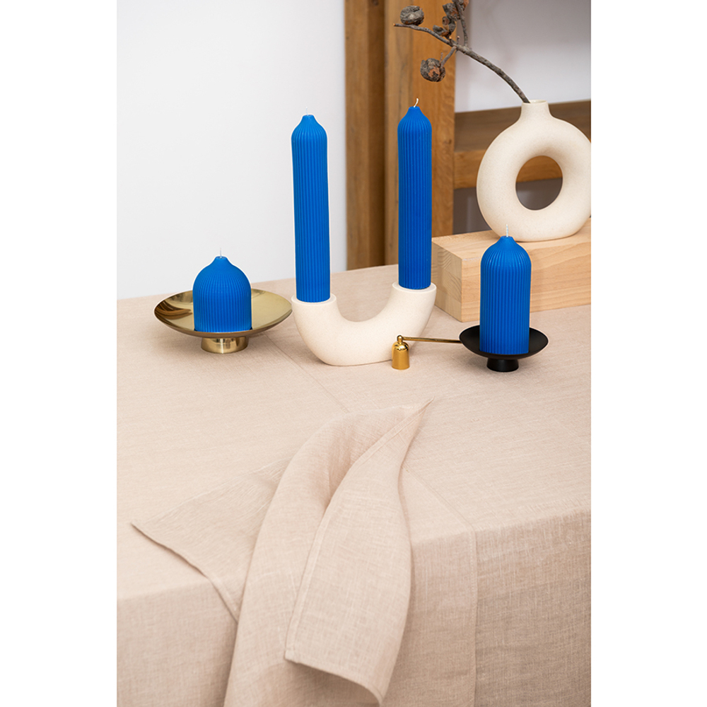 Свеча декоративная ярко-синего цвета из коллекции edge, 10,5см