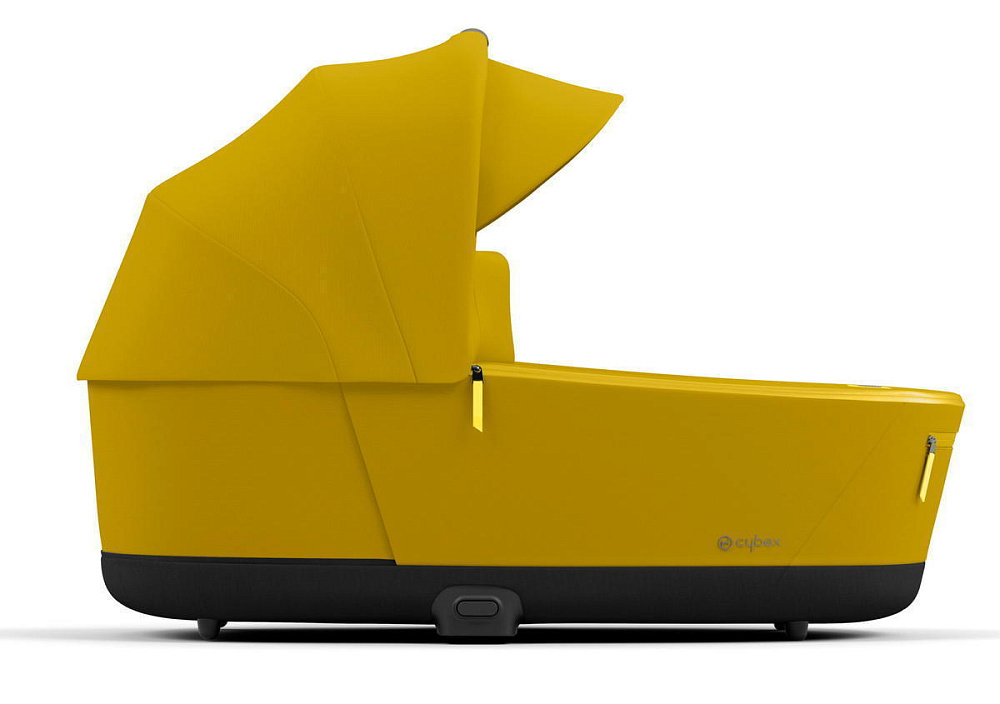 Коляска для новорожденных Cybex Priam IV Chrome Brown Mustard Yellow