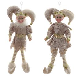 GAEM Игрушка набивная подвесная "Эльф", L13 W5 H26 см, 2в.