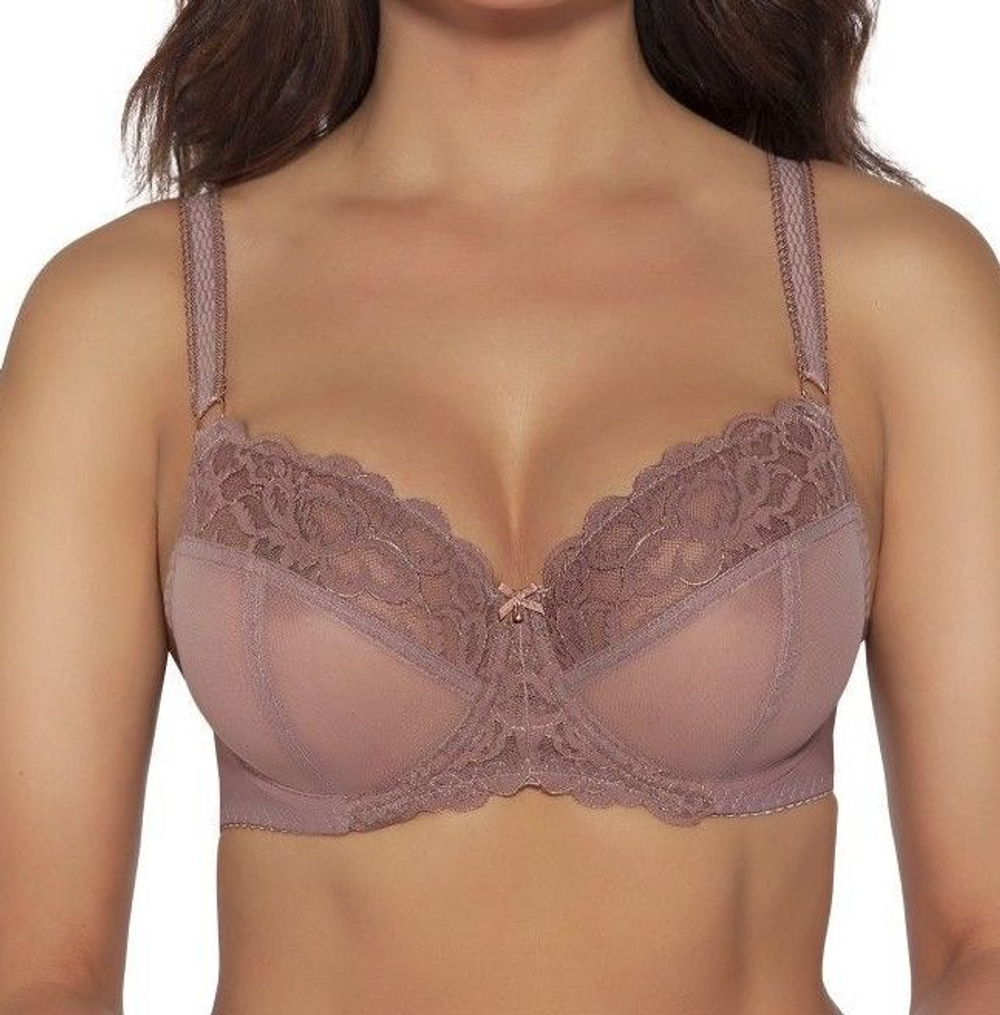 Бюстгальтер на косточках с боковыми поддержками (Размер: 75H) (Цвет: темно-синий)