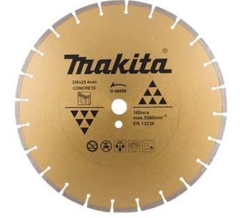 Диск алмазный сегментированный по бетону 350x20/25.4 мм Makita D-56998