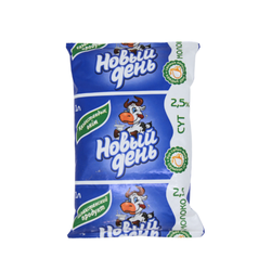 Молоко Новый день 2,5 % 1 л т/п