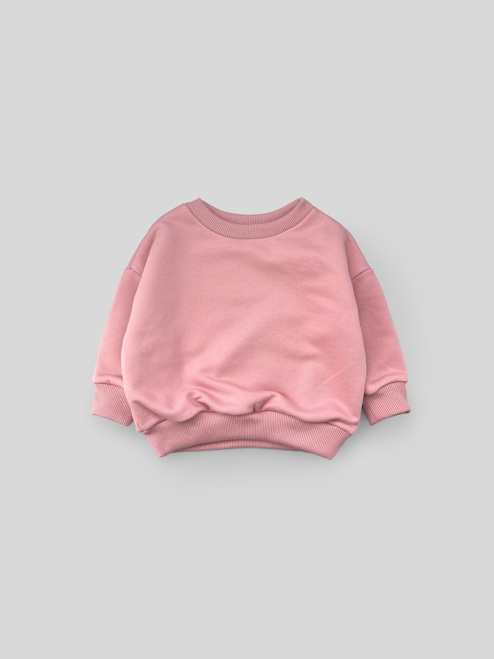 Свитшот оверсайз (светлая пудра)