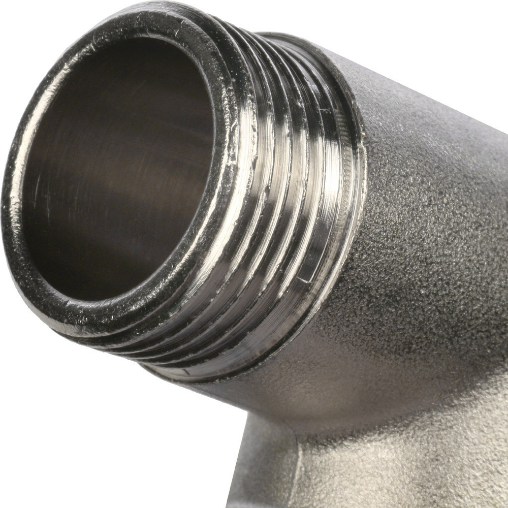 Угольник STOUT НВ 3/4" никель