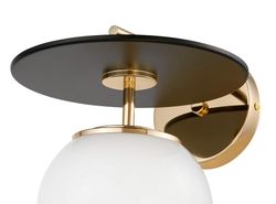 Бра LUMINA DECO Dalton LDW 7014-1 GD+BK