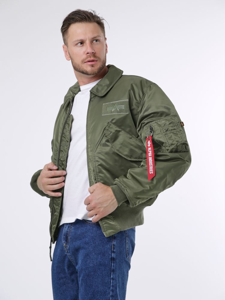 Куртка Alpha Industries CWU 45/P Sage Green (зеленая)