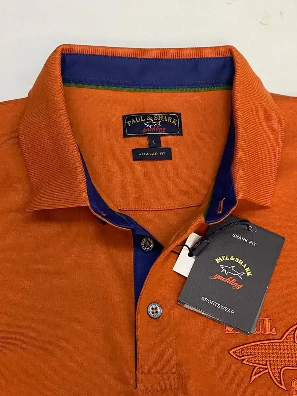 Футболка поло с длинным рукавом