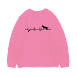 Свитшот "Овчарка - сердечный ритм"