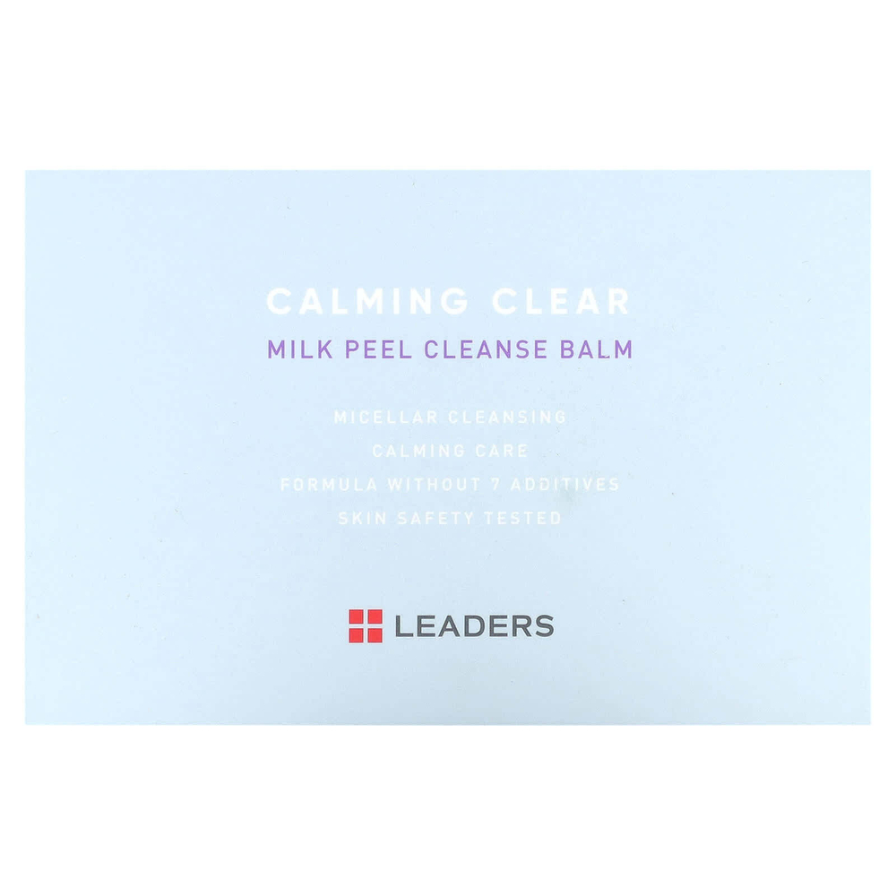 Leaders, Calming Clear, очищающий бальзам с молочным пилингом, 180 мл (6,08 жидк. унц.)