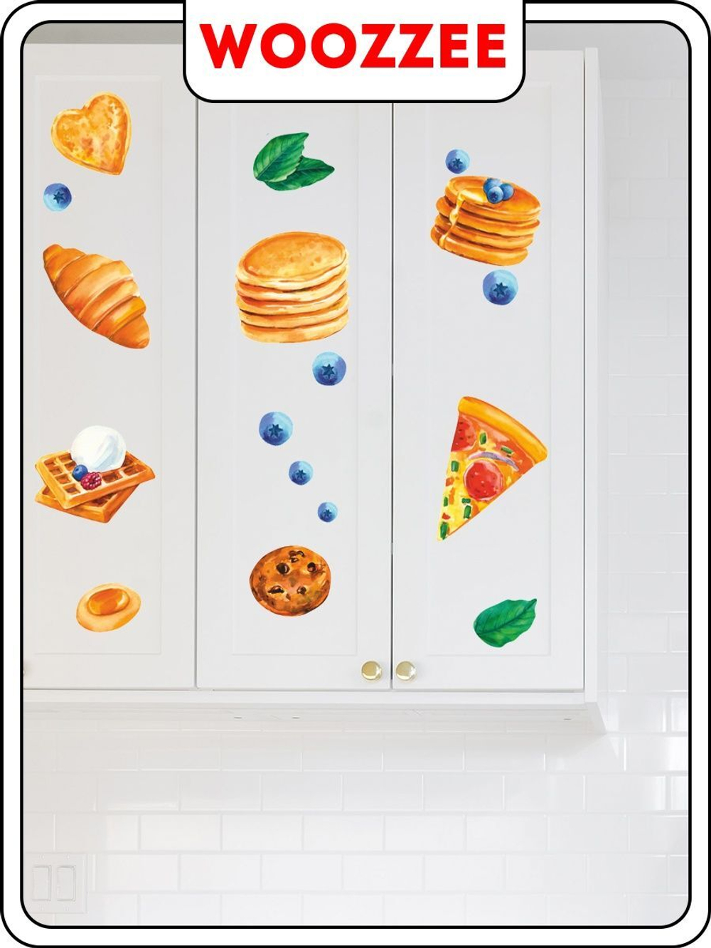 Наклейка декоративная А3 "Румяная выпечка"