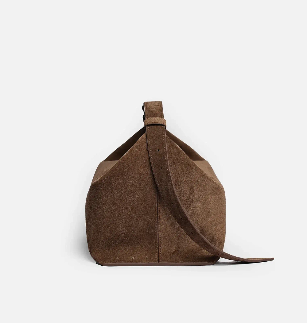 Сумка из натуральной замши BOBBI MINI pecan