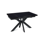 Стол раскладной Strong (120+30+30), керамика матовая Black Gold