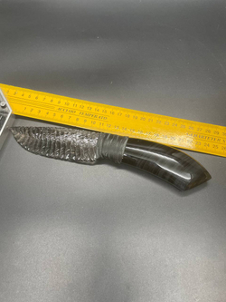 Обсидиановый клинок с рукоятью из обсидиана 25 см