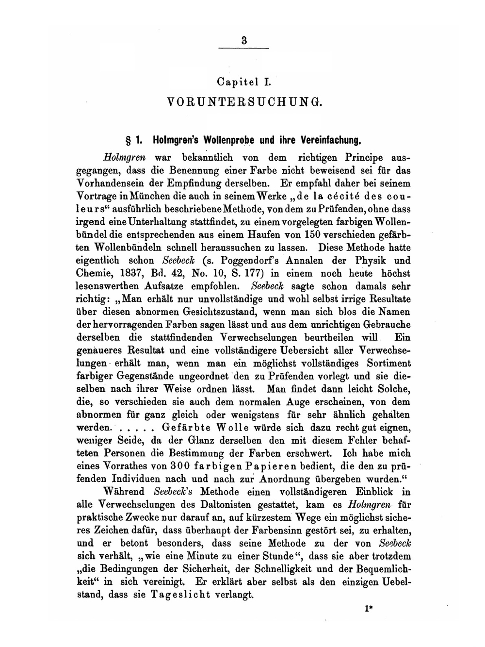 Studien Uber Angeborene Farbenblindheit | H.L. Cohn