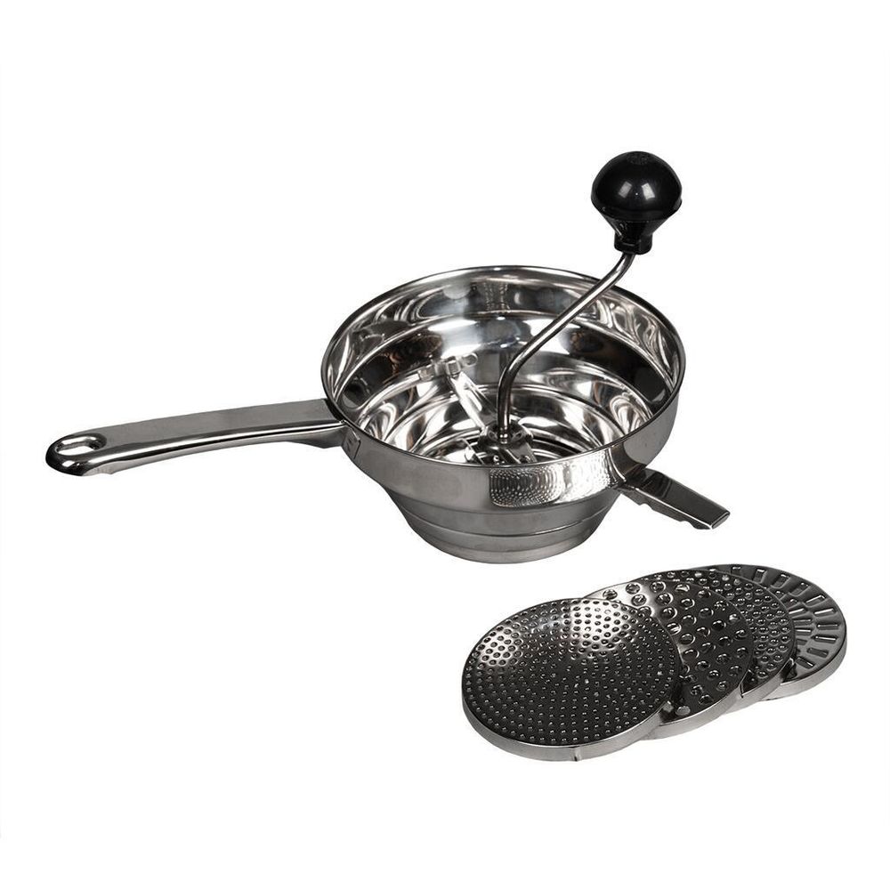 Машинка для протирки пюре 18,6 см нерж. h9 см 5 дисков P.L. Proff Cuisine