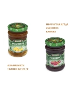 Облепиха и Клюква протертая с сахаром ст/б 320 гр