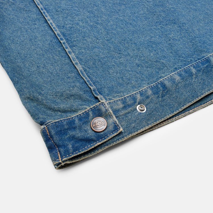 Куртка Dickies Denim Painter Jacket Khaki Tinted Blue артикул:DK0A88EGL231 - купить в магазине Дайс