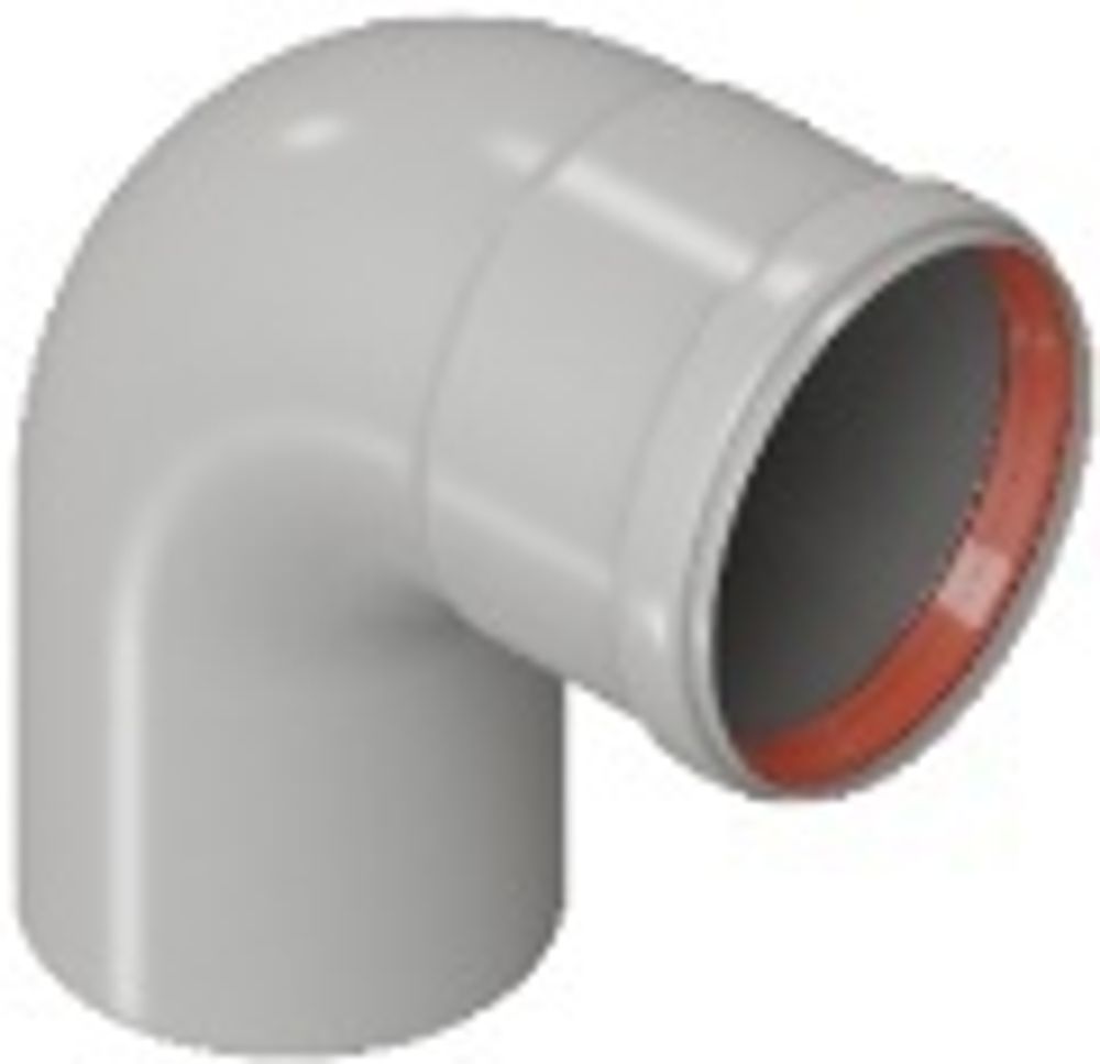 ROMMER RCA-0080-000090 Отвод D 80 угол 90гр. M/F (мама/папа)