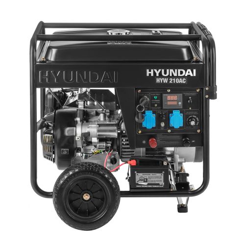 Генератор бензиновый сварочный Hyundai HYW 210AC - [5 кВт / 220V] эл. старт