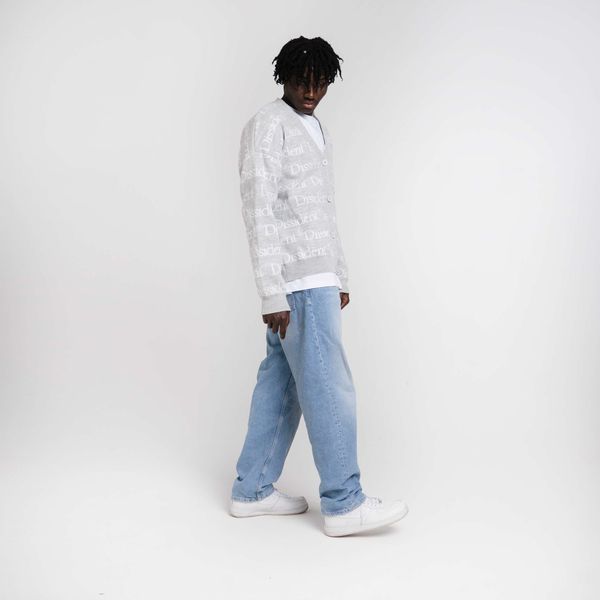 Кардиган Logo Pattern Серый - фото 3