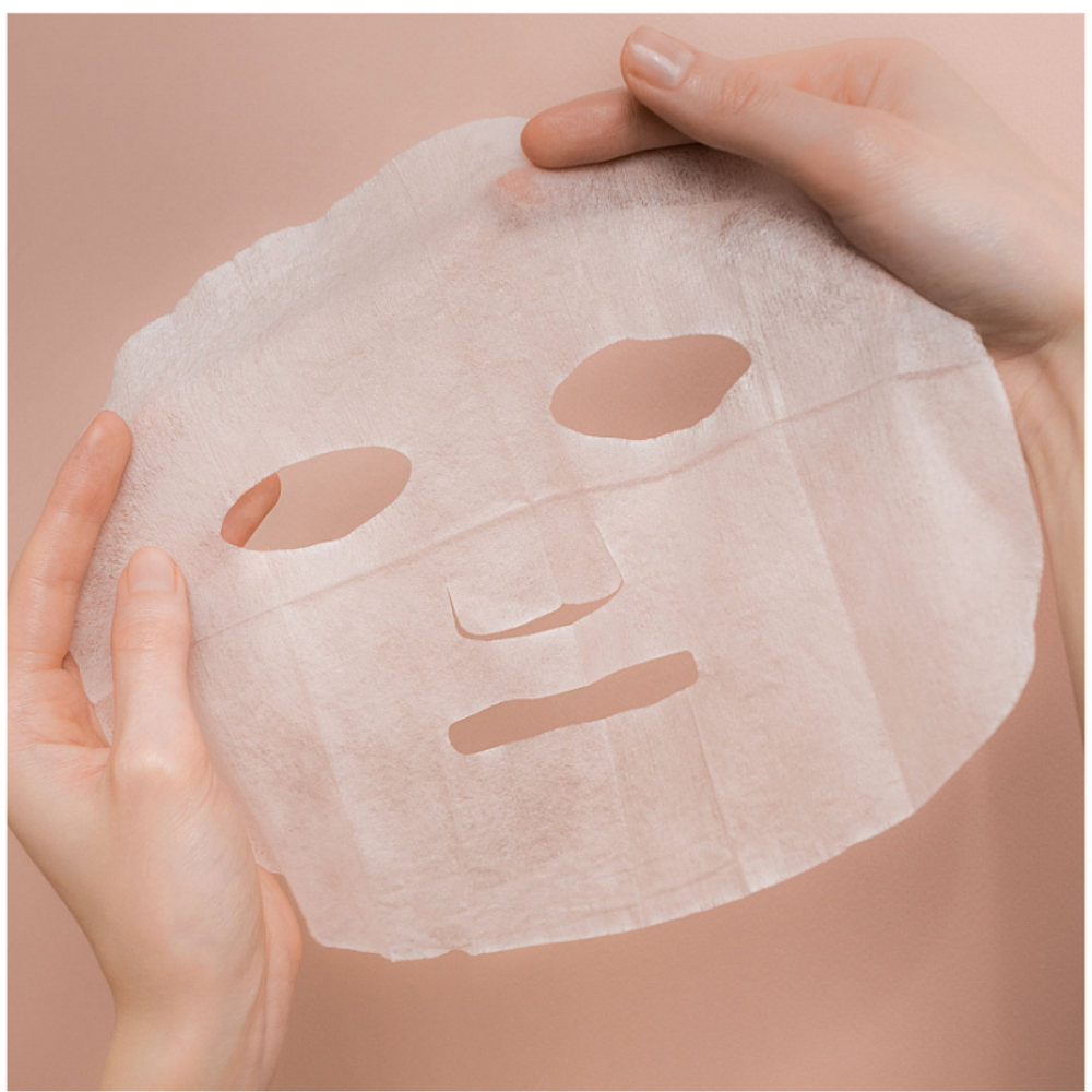 Тканевая маска для лица Успокаивающая 1шт (CAFE MIMI)