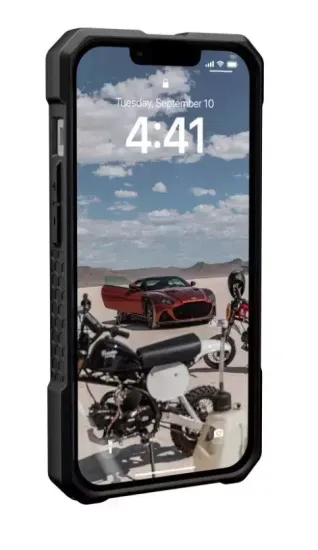 Чехол с поддержкой MAGSAFE Uag Monarch Pro для iPhone 14 6.1", цвет карбон (Carbon Fiber)