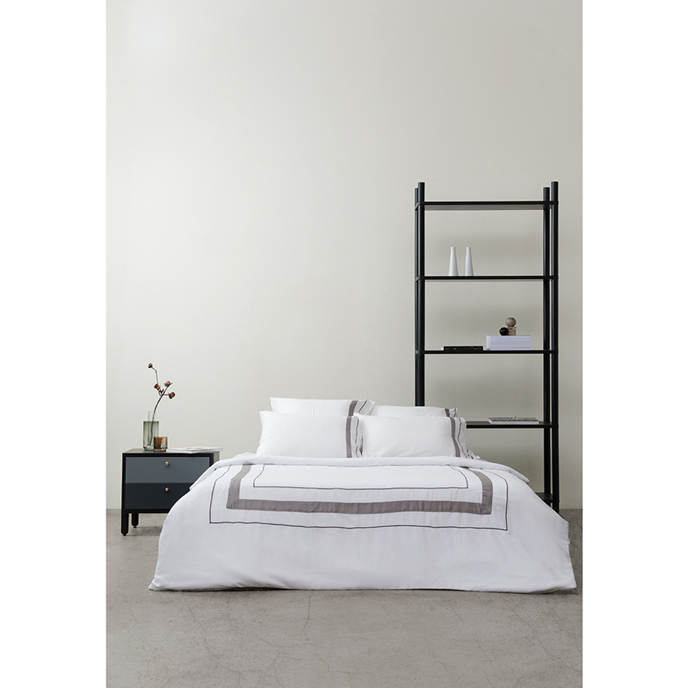 Тумба прикроватная LATITUDE Saga, Hordur, 55х40х50 см, черная