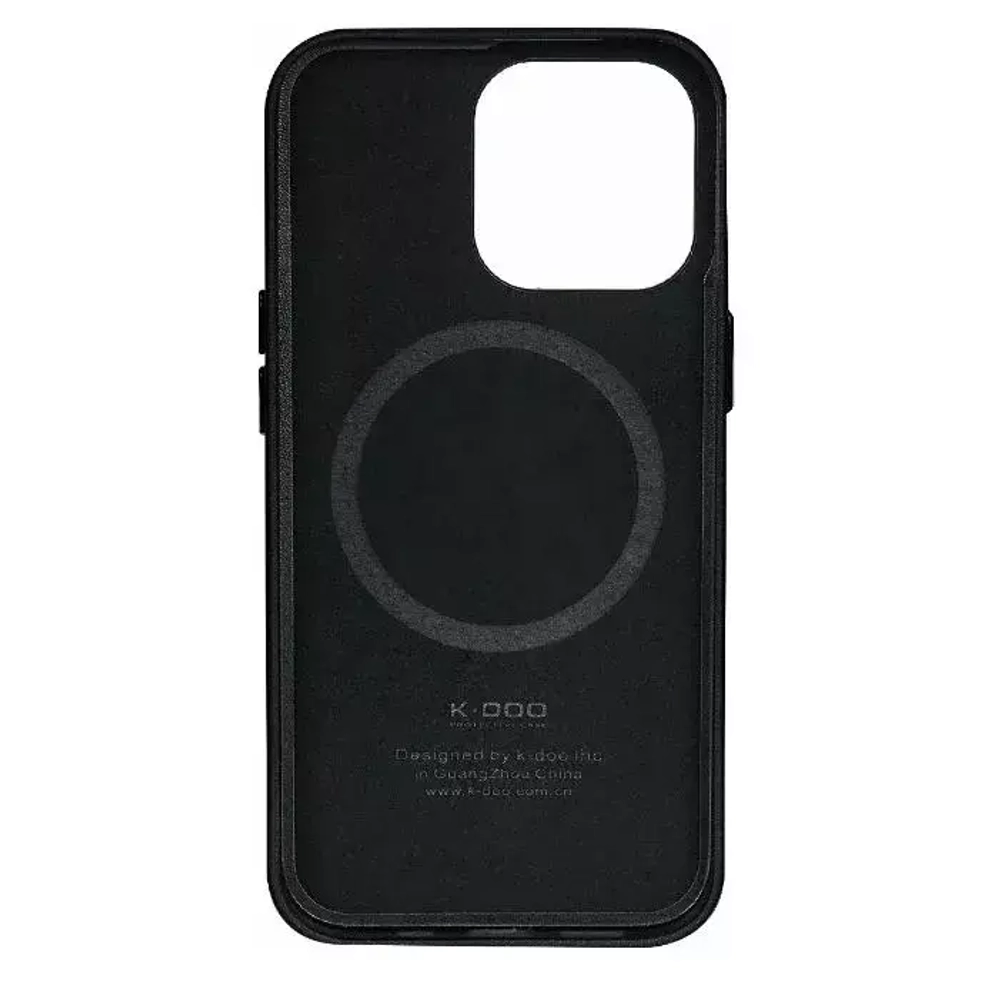 Накладка IPhone 14 Pro Max Magsafe K-Doo кожа black