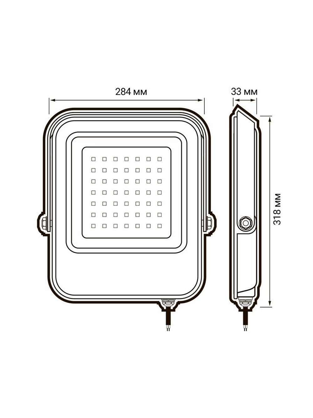 Прожектор светодиодный PFL-V 200Вт 6500К IP65 ДО Pro JazzWay 5039797