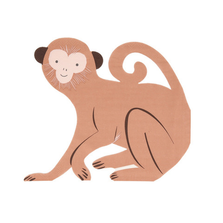 Салфетки "Обезьянка" 16 шт. (2023)