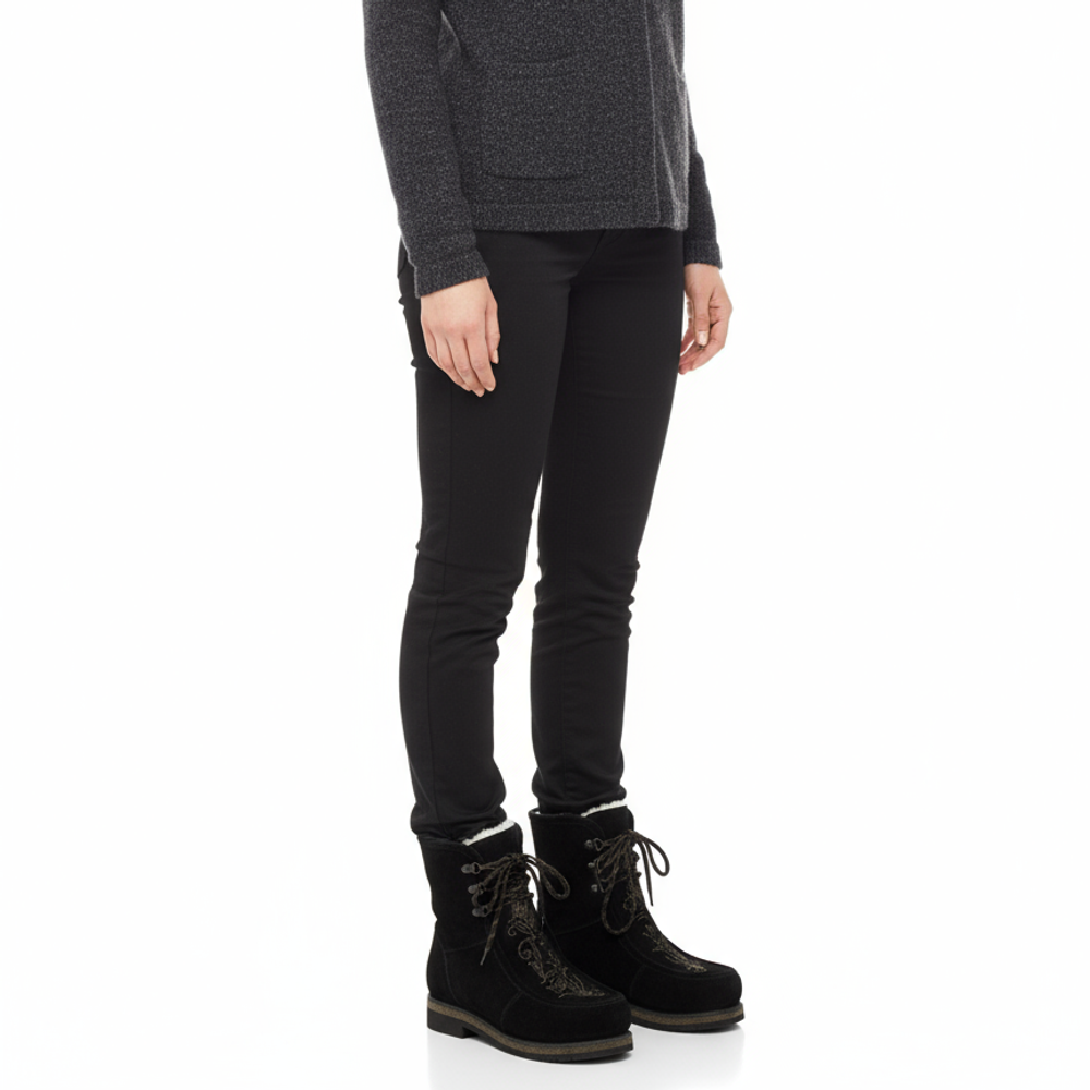 Унты-ботиночки женские из замши