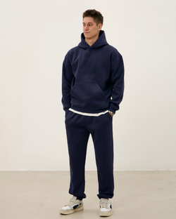 Худи с начесом MAN, синее