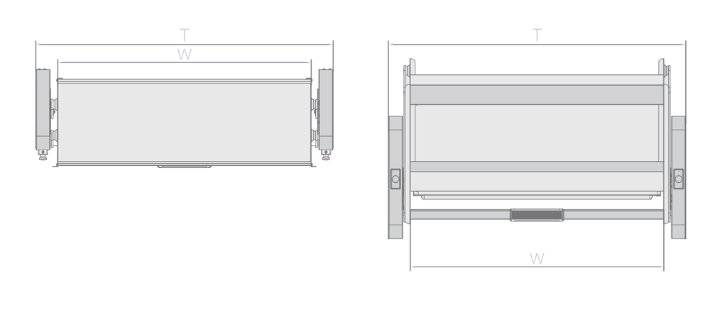 Выдвижная корзина  для хранения - SHEARER STYLE, 764x283x525 мм