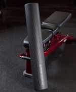 Ролик массажный FA-520, EVA, средняя жесткость, 90х15 cм, черный