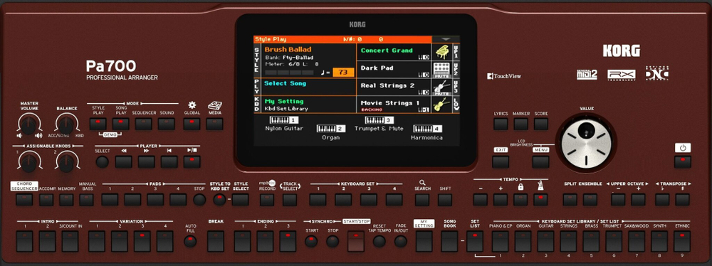 Рабочая станция KORG Pa700