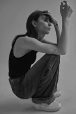 Майка One Two Tank Top черная