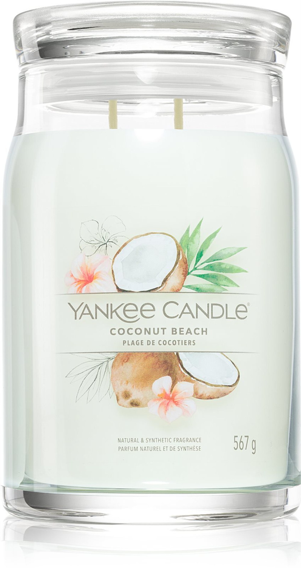 Yankee Candle Coconut & Beach - Фирменная ароматическая свеча /   567  g  / GTIN 5038581129426