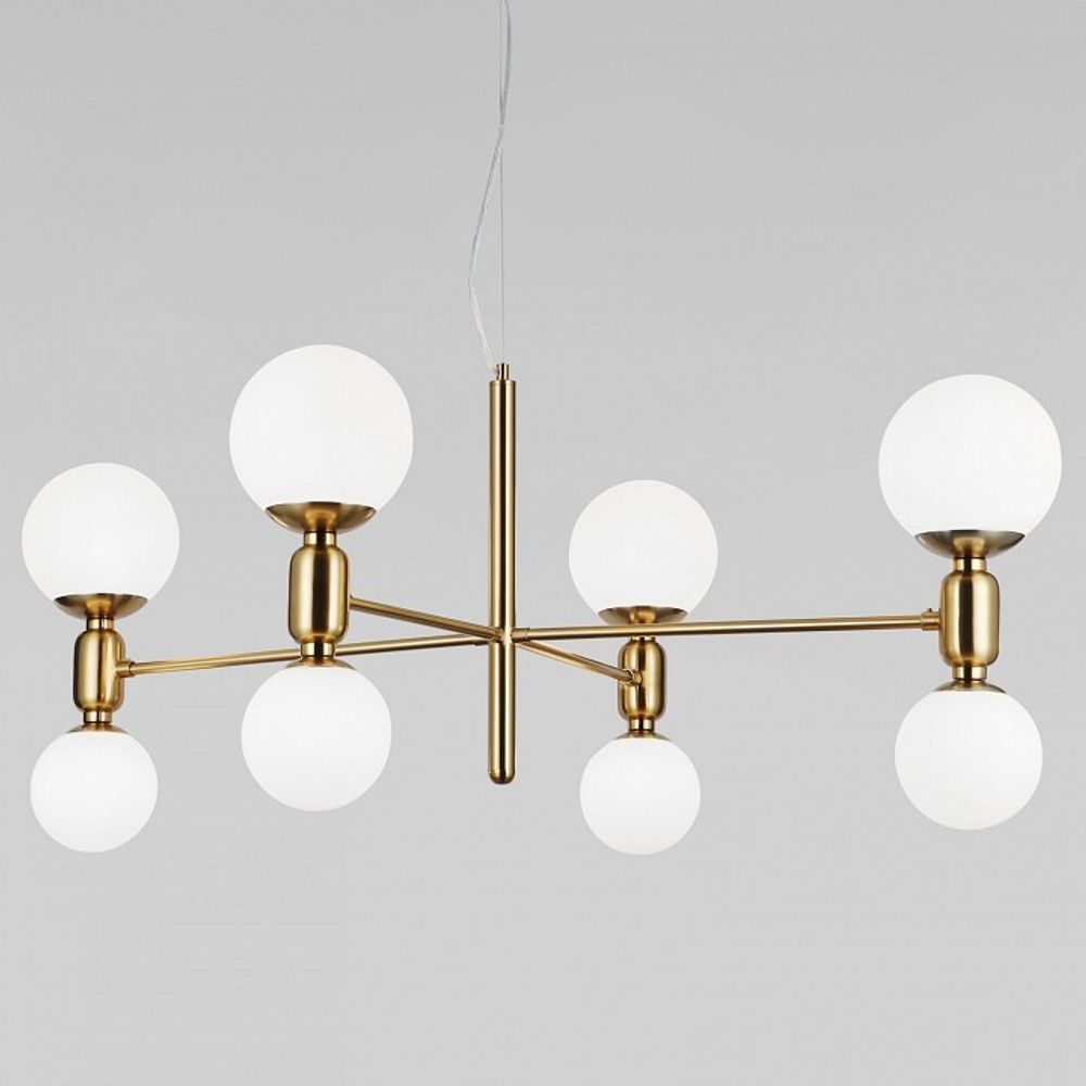 Подвесная люстра Eurosvet Bubble 30182/8 латунь