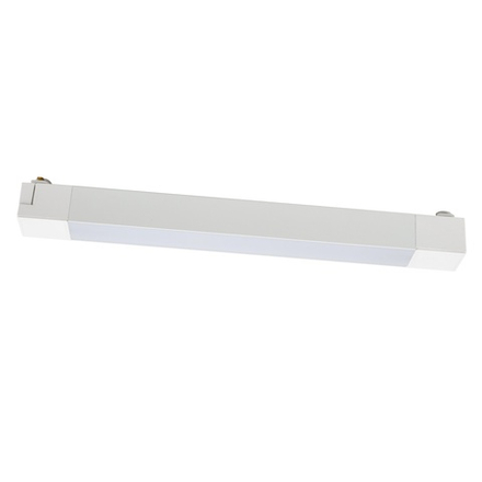 ULB-Q281 20W-4000K WHITE Светильник-прожектор светодиодный трековый. Линейный. 1600 Лм. Белый свет 4000К. Корпус белый. ТМ Volpe