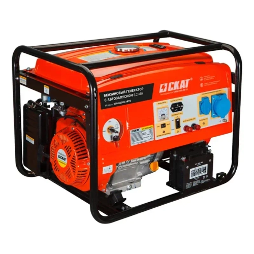 СКАТ УГБ-8200Е АВТО бензиновый генератор