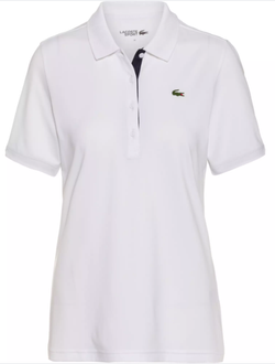 Женское поло Lacoste Women’s SPORT Ultra Dry Performance Polo - white