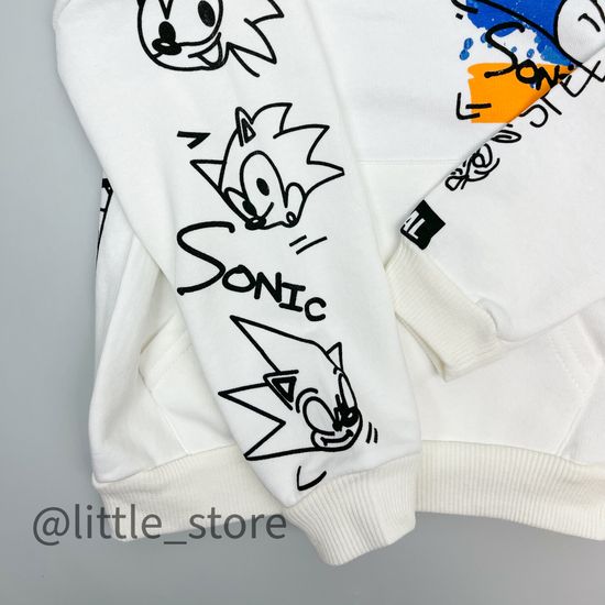 Толстовка из футера (тонкого) "Соник"