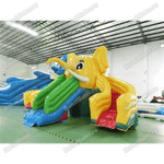 Водная надувная горка «Слоник на воде», 9×8×6 м