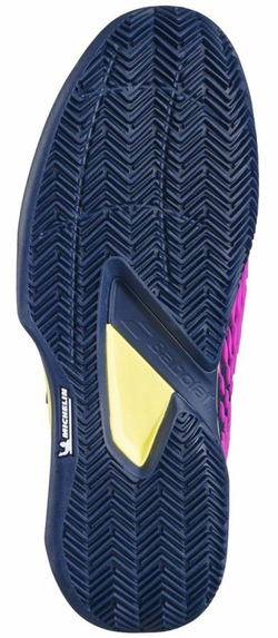 Мужские кроссовки теннисные Babolat Propulse Fury 3 Clay - dark blue/pink aero