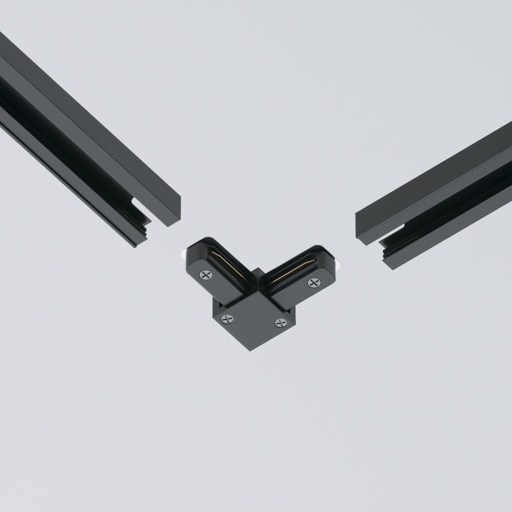 Коннектор угловой для однофазного шинопровода правый Maytoni Unity TRA001CL-11B